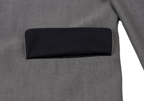 COMME des GARCONS HOMME Wool 2B Notched Jacket Gray Size S
