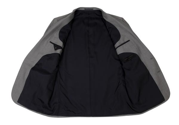 COMME des GARCONS HOMME Wool 2B Notched Jacket Gray Size S