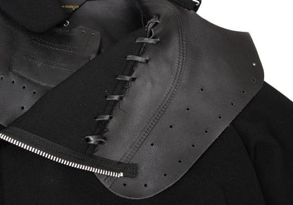 COMME des GARCONS 05SS Wool Leather Jacket Black Size S