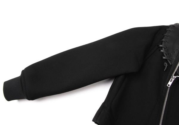COMME des GARCONS 05SS Wool Leather Jacket Black Size S