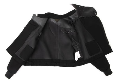 COMME des GARCONS 05SS Wool Leather Jacket Black Size S