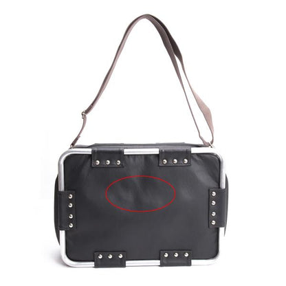 Jean Paul GAULTIER Black Metal Frame 2-Way Bag