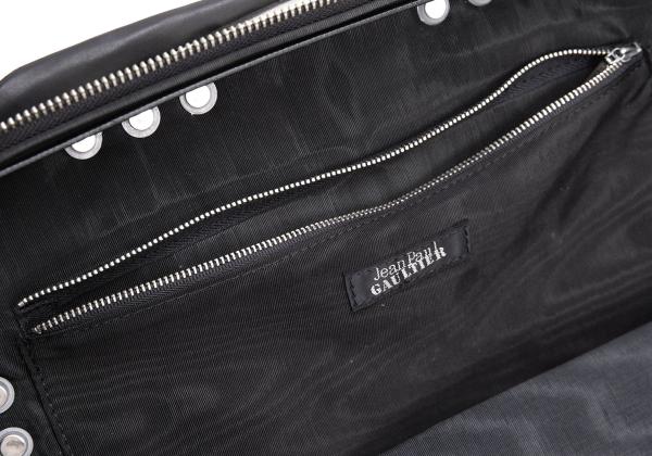 Jean Paul GAULTIER Black Metal Frame 2-Way Bag