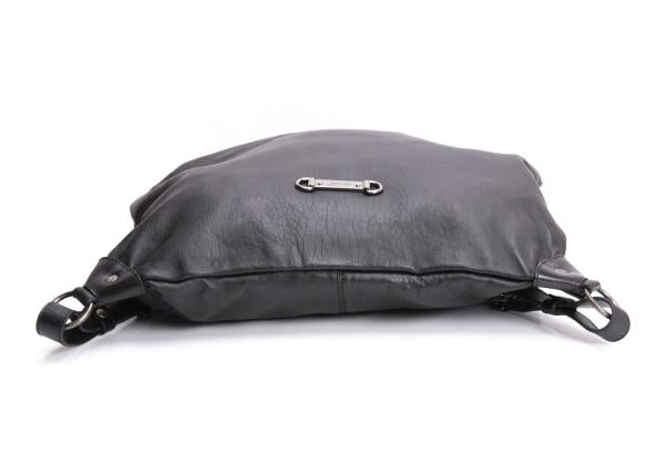 Jean Paul GAULTIER Lamb Leather Ring Harness Backpack Black