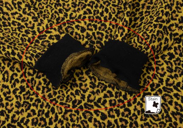 GIANNI VERSACE Leopard Jacquard Knit Polo Multi Size 44