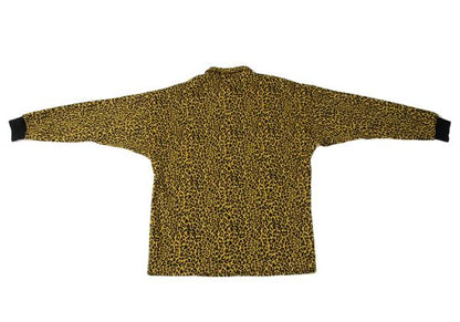 GIANNI VERSACE Leopard Jacquard Knit Polo Multi Size 44