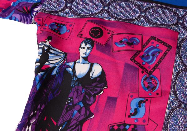 GIANNI VERSACE Silk All-Over Print Short Shirt Multi Size M