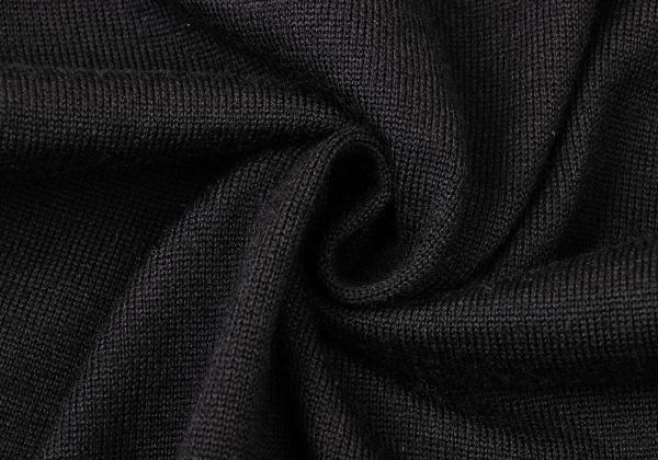 GIANNI VERSACE Bijou V-Neck Wool Sweater Black Size 44