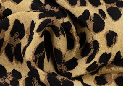 GIANNI VERSACE Lame Leopard Print Zip Vest Beige Size 38