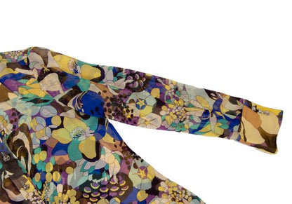 GIANNI VERSACE Silk All-Over Print Shirt Multi Size 40