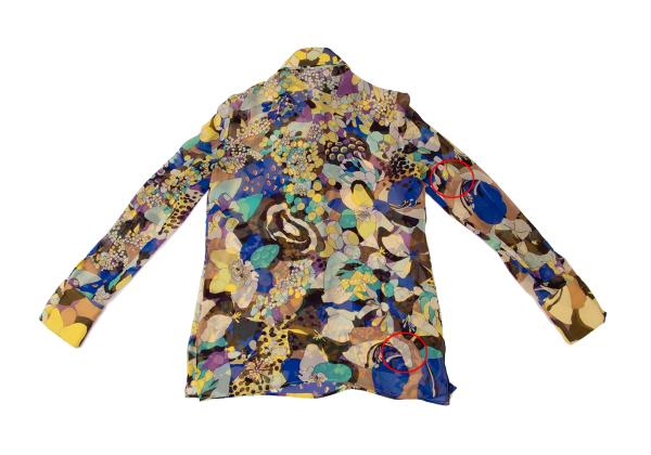 GIANNI VERSACE Silk All-Over Print Shirt Multi Size 40