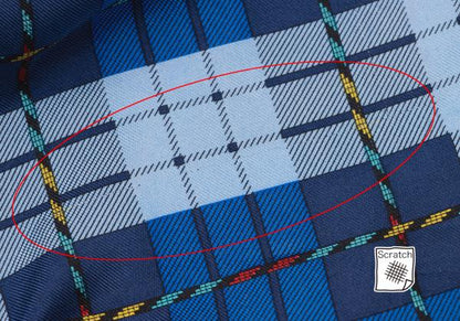 VERSACE SPORT Silk Check Button-Up Shirt Blue Size 40