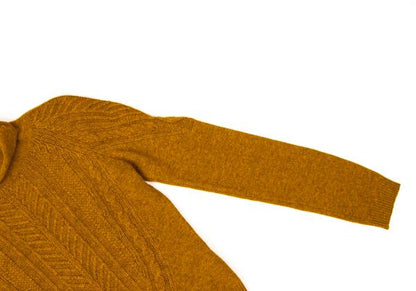 ETRO Cashmere Wool High Neck Sweater Camel Size 40