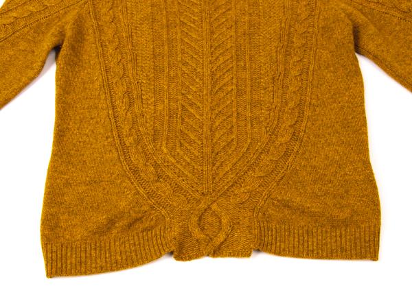 ETRO Cashmere Wool High Neck Sweater Camel Size 40
