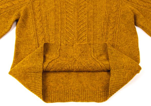ETRO Cashmere Wool High Neck Sweater Camel Size 40