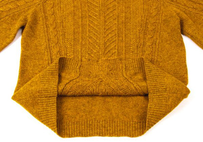 ETRO Cashmere Wool High Neck Sweater Camel Size 40