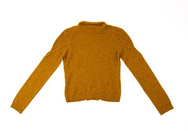 ETRO Cashmere Wool High Neck Sweater Camel Size 40