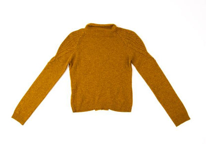ETRO Cashmere Wool High Neck Sweater Camel Size 40