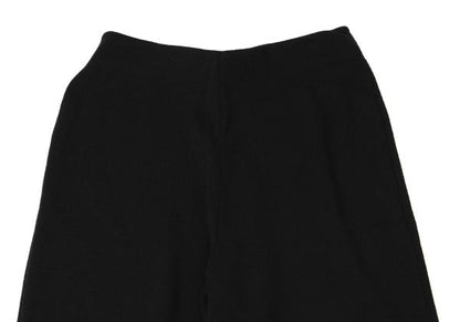 FENDI Knit Wide Pants Black Size 40