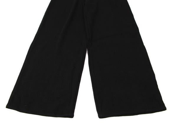 FENDI Knit Wide Pants Black Size 40