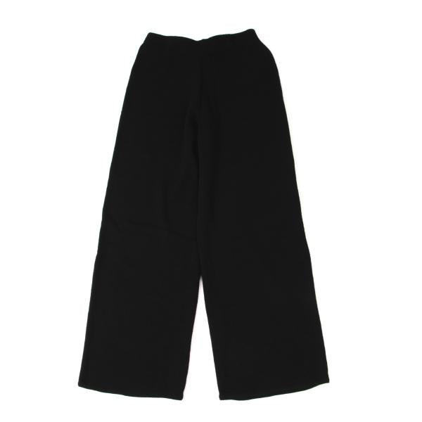 FENDI Knit Wide Pants Black Size 40