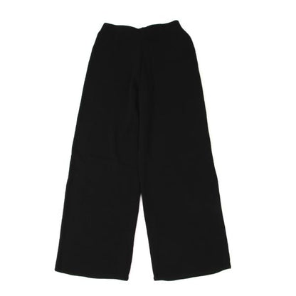 FENDI Knit Wide Pants Black Size 40