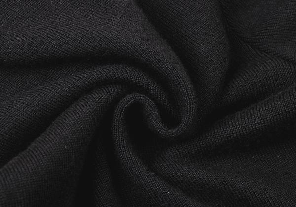 FENDI Knit Wide Pants Black Size 40