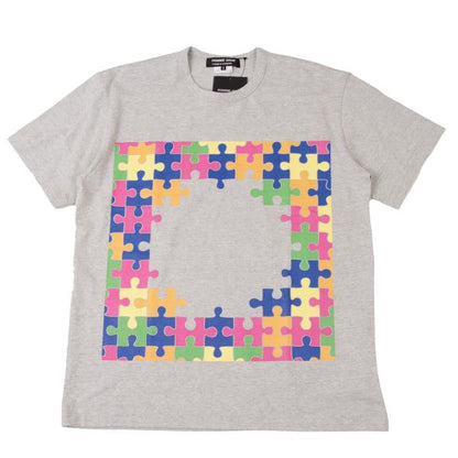 COMME des GARCONS HOMME DEUX 24SS Gray Print T-Shirt Size M