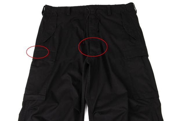 Y's for men 23AW Poly-Cotton Twill Cargo Pants Black Size 4