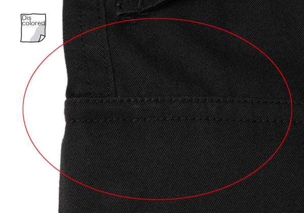 Y's for men 23AW Poly-Cotton Twill Cargo Pants Black Size 4
