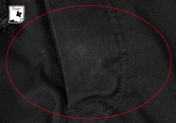 Y's for men 23AW Poly-Cotton Twill Cargo Pants Black Size 4