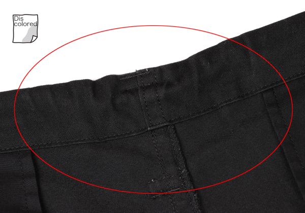 Y's for men 23AW Poly-Cotton Twill Cargo Pants Black Size 4