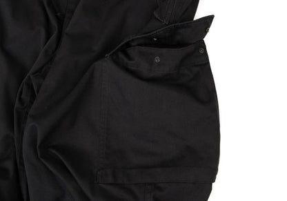 Y's for men 23AW Poly-Cotton Twill Cargo Pants Black Size 4