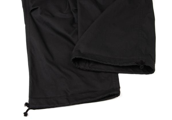 Y's for men 23AW Poly-Cotton Twill Cargo Pants Black Size 4