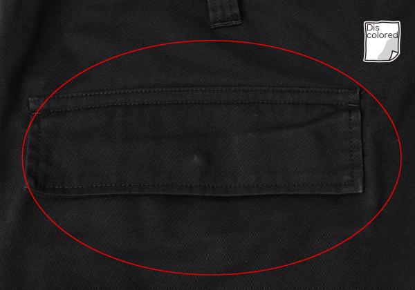 Y's for men 23AW Poly-Cotton Twill Cargo Pants Black Size 4