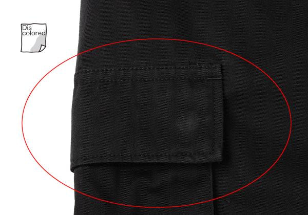 Y's for men 23AW Poly-Cotton Twill Cargo Pants Black Size 4