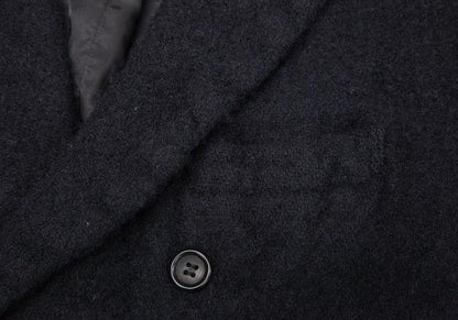 COMME des GARCONS Boiled Wool Double Jacket Blue Size S