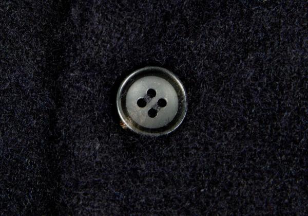 COMME des GARCONS Boiled Wool Double Jacket Blue Size S