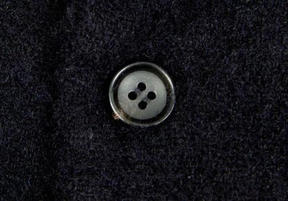COMME des GARCONS Boiled Wool Double Jacket Blue Size S