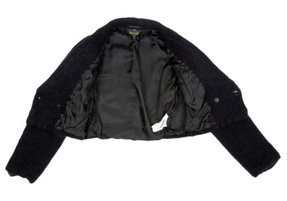 COMME des GARCONS Boiled Wool Double Jacket Blue Size S