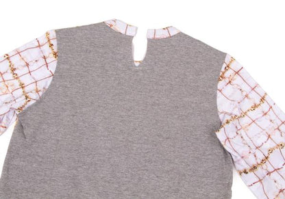 COMME des GARCONS Bijou Print Mixed Sleeve Shirt Size S