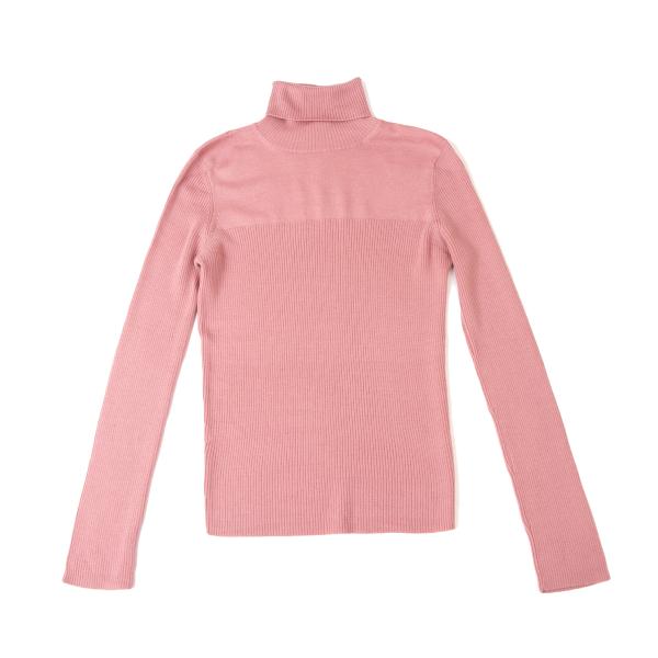 Jean Paul GAULTIER HOMME Wool Rib Sweater Pink Size 48
