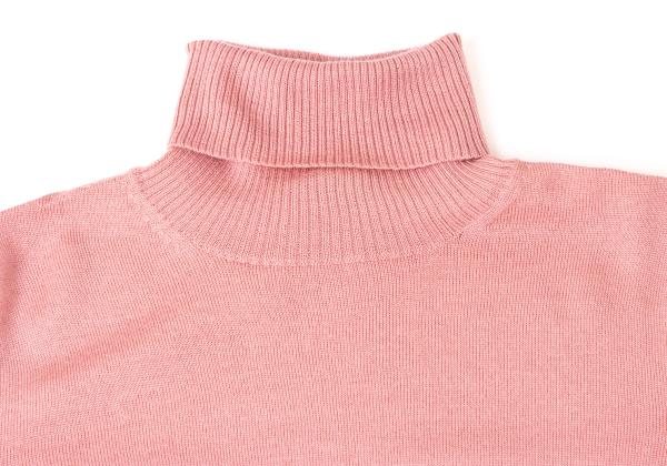 Jean Paul GAULTIER HOMME Wool Rib Sweater Pink Size 48