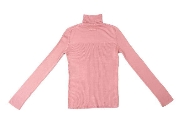 Jean Paul GAULTIER HOMME Wool Rib Sweater Pink Size 48