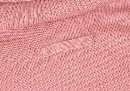 Jean Paul GAULTIER HOMME Wool Rib Sweater Pink Size 48