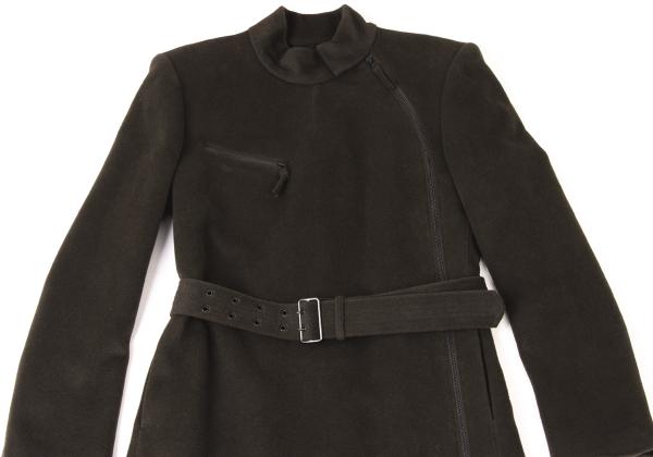 Jean Paul GAULTIER HOMME Angora Wool Coat Green Size 48