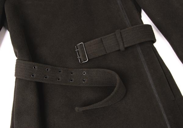 Jean Paul GAULTIER HOMME Angora Wool Coat Green Size 48