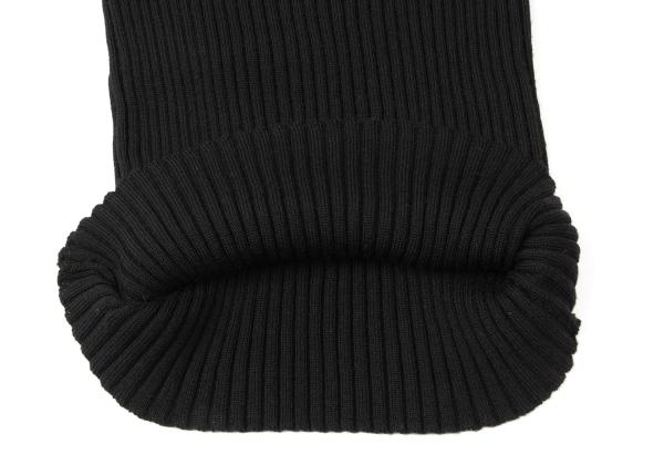 Jean Paul GAULTIER FEMME Wool Rib Knit Sweater Black Size 40