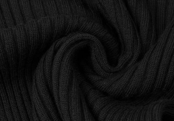 Jean Paul GAULTIER FEMME Wool Rib Knit Sweater Black Size 40