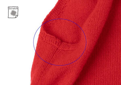 Yohji Yamamoto POUR HOMME Cashmere Logo Vest Red Knit Size 3